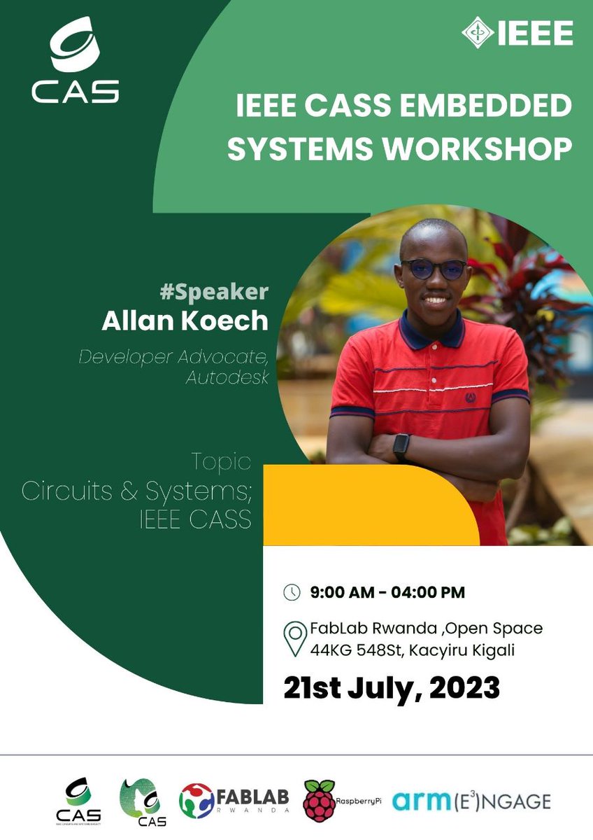 IEEE CASS Embedded Systems Workshop in Kigali, Rwanda being spearheaded by Circuits and Systems Members from Kenya and Uganda.