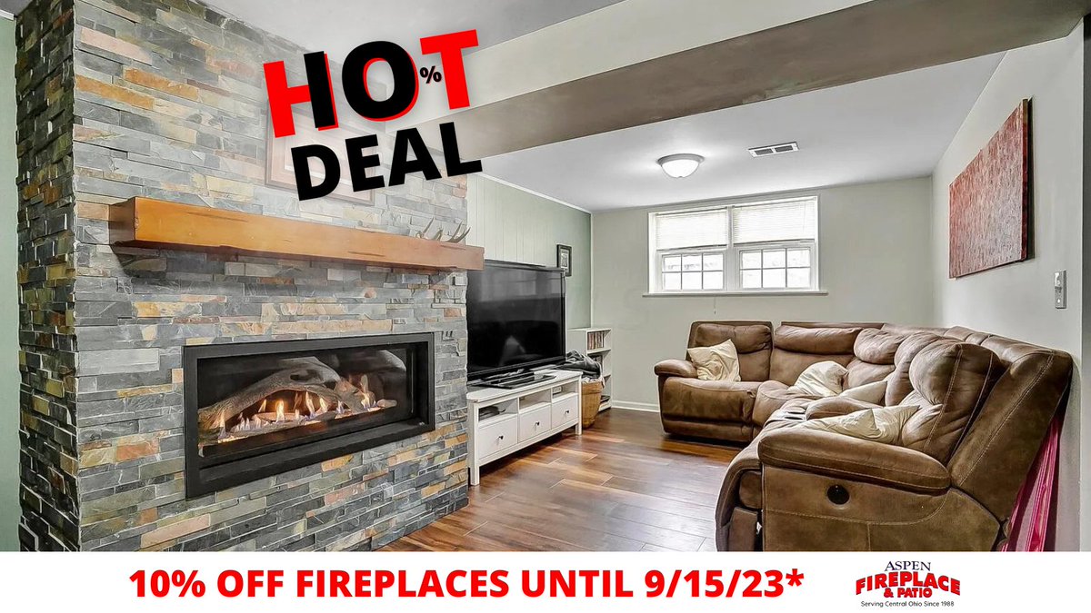 aspenfireplace's tweet photo. Take advantage of the off-season and get great deals from your local fireplace dealer. We are offering a 10% discount on Stoll products and Fireplace inserts until September 15, 2023*. Text us: (614) 847-9339 https://t.co/iWEwKbgCyO
