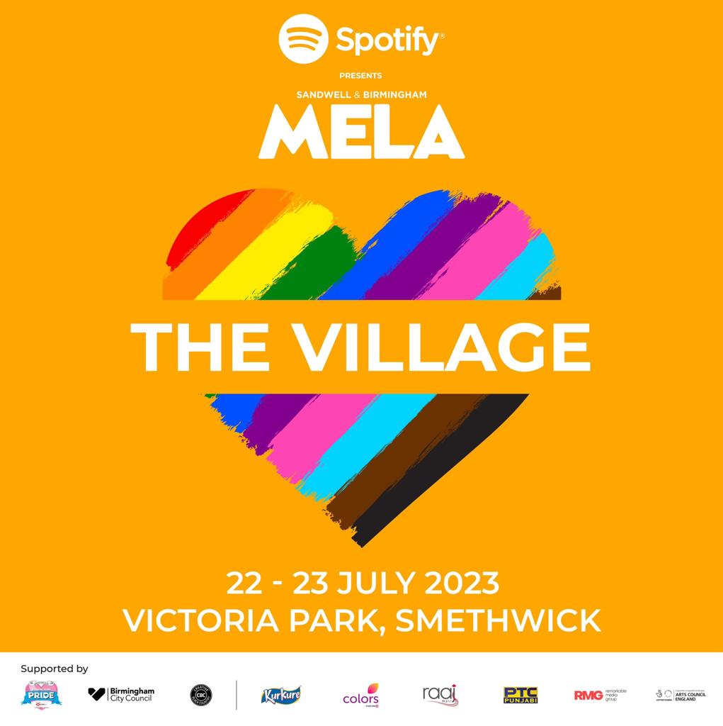 The UK’s biggest South Asian music fest, @BirminghamMela, comes to Victoria Park, Smethwick this weekend! 🎶 Presented by @Spotify - enjoy music, food, and a fun fair for two days. Plus a brand new LGBT+ village from the Mela team & @BirminghamPride! #SouthAsianHeritageMonth🌈