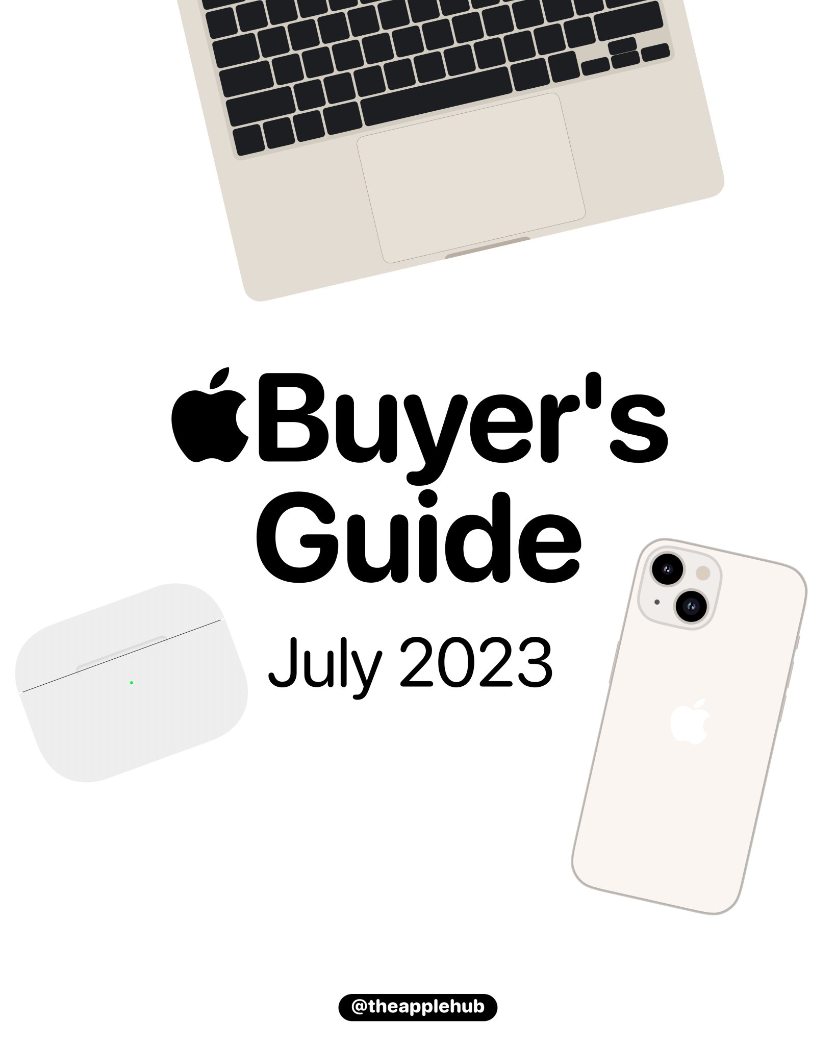 Apple Hub on Twitter: "Check out the July Apple's buyer's guide 👇 (see ...