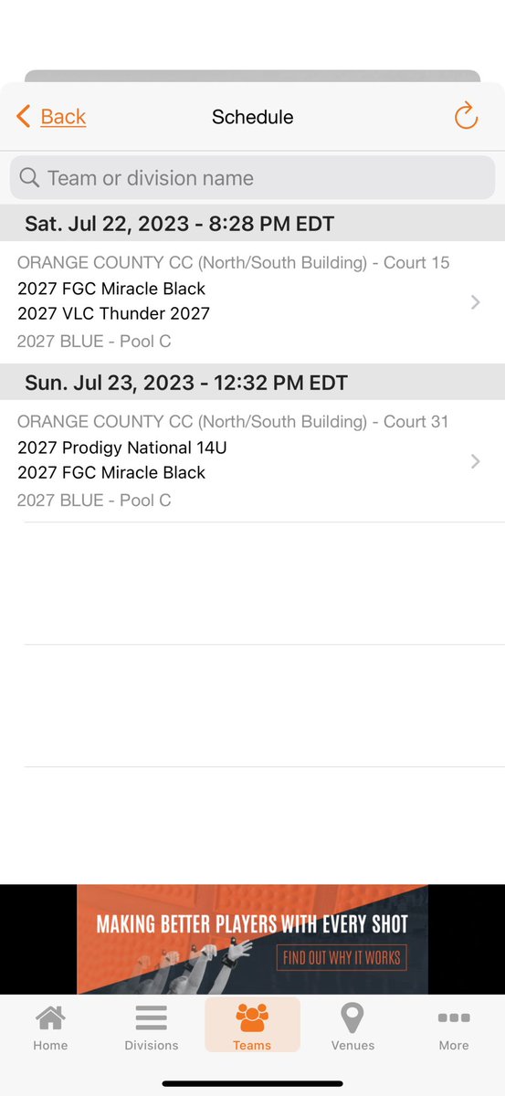 Elyanna (@elypierre27) on Twitter photo Here is my schedule for my last tournament of the season with <a href="/FGC_MiracleBB/">FGC Miracle UA Rise</a> 2027 Black.
<a href="/CoachCed55/">Coach Cedric</a> <a href="/CoachTeddy_FGC/">Teddy Spikes</a> <a href="/Ohio_Basketball/">OhioBasketball.com</a> <a href="/ChampionshipORL/">National Championship Orlando 🏖🏝</a> Here is my schedule for my last tournament of the season with <a href="/FGC_MiracleBB/">FGC Miracle UA Rise</a> 2027 Black.
<a href="/CoachCed55/">Coach Cedric</a> <a href="/CoachTeddy_FGC/">Teddy Spikes</a> <a href="/Ohio_Basketball/">OhioBasketball.com</a> <a href="/ChampionshipORL/">National Championship Orlando 🏖🏝</a>