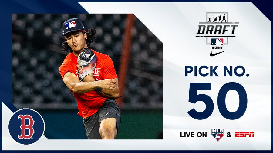 jimcallisMLB's tweet image. 2nd-rder Nazzan Zanetello signs w/@RedSox for $3 million (pick 50 value = $1,698,000). Missouri HS SS, one of best athletes in @MLBDraft, potential five-tool player if he hits, makeup off the charts. Arkansas recruit.