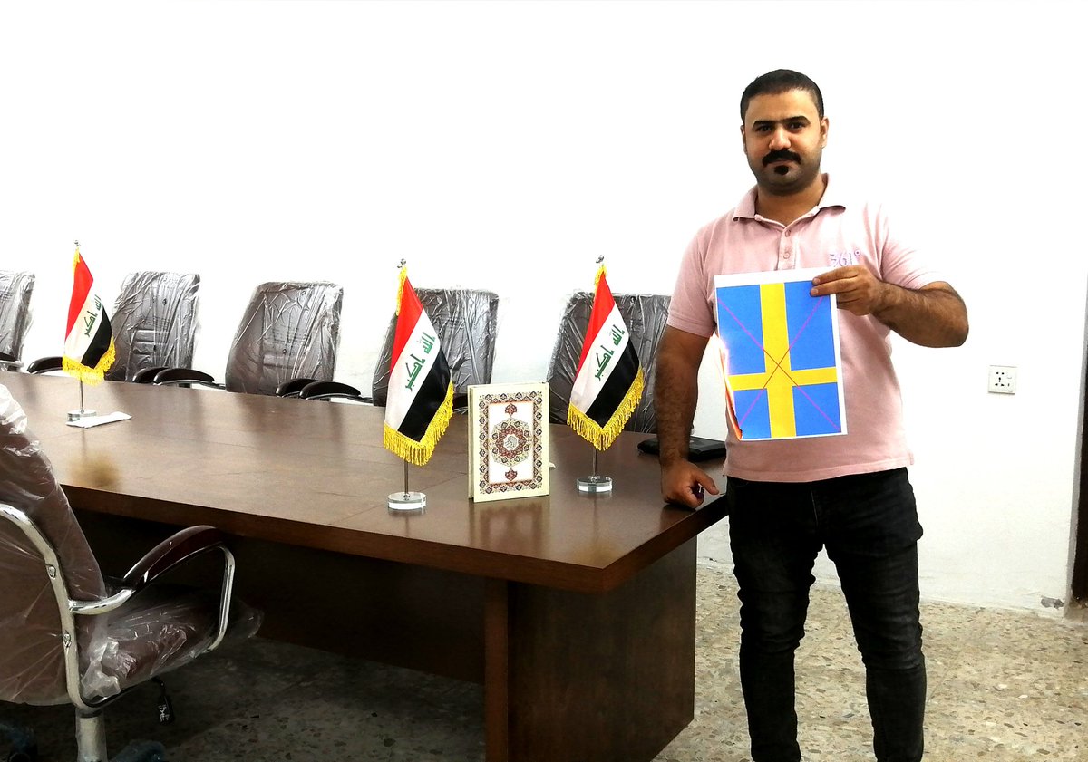 KhazaliNebras's tweet image. #مليونية_السبت_لنصرة_القرآن
غدا الموقف لنصرة الإسلام والقرآن وأدانة  التعدي على المصحف الشريف
🛑 المكان ساحة التحرير
🛑 الساعة السادسة مساءا
🛑 تظاهرة العراق مليونية