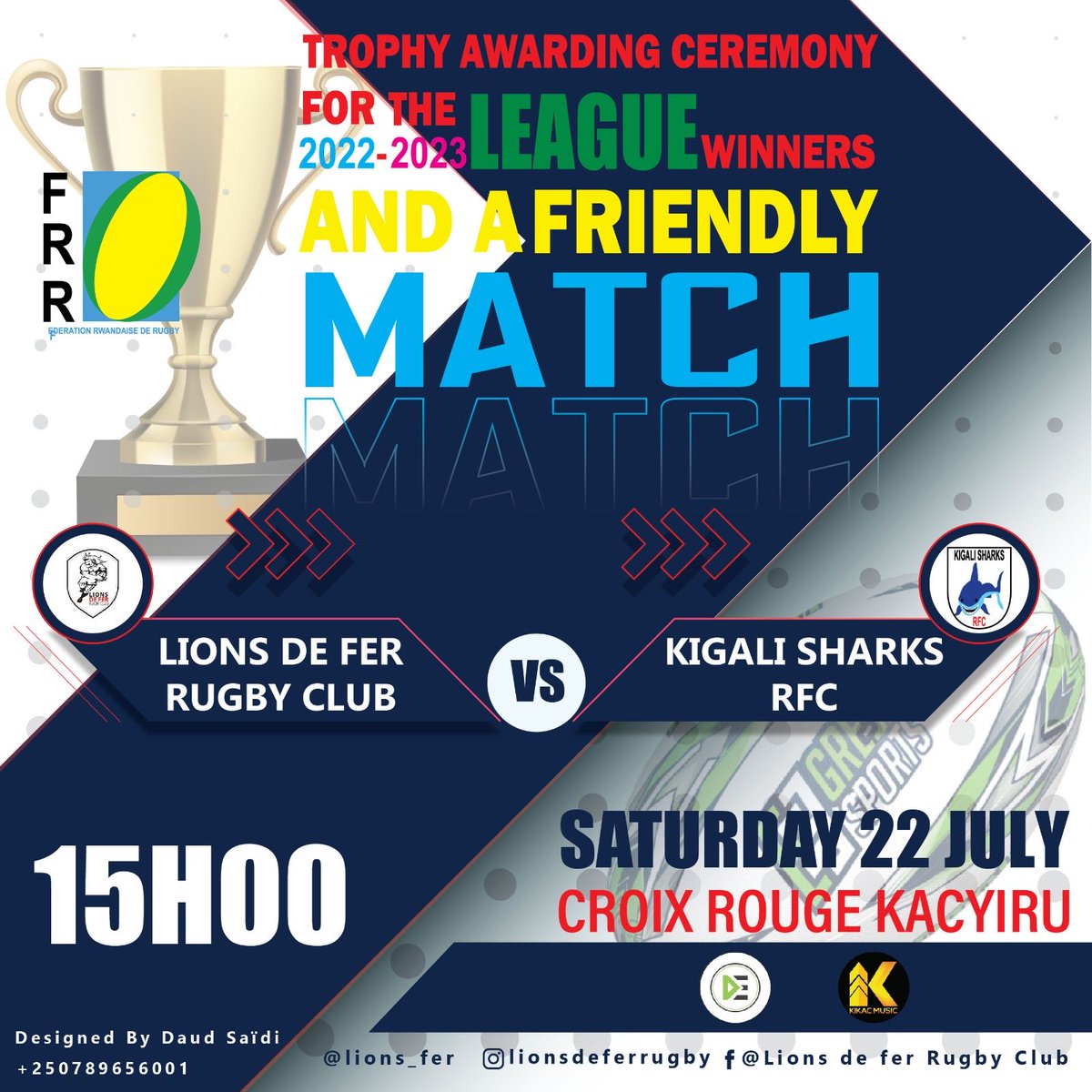 Lions de Fer Rugby Club (@lions_fer) on Twitter photo Issa celebration day guys. We invite you all as we lift the 2022-2023 LEAGUE TROPY. #CHAMPIONS <a href="/RwandanRugby/">FriendsRwandanRugby</a> <a href="/RugbyRwanda/">Rwanda Rugby 🇷🇼</a> <a href="/Rwanda_Sports/">Ministry of Sports|Rwanda</a> <a href="/CastresRugby/">Castres Olympique</a> <a href="/Radiotv10rwanda/">RadioTv10 Rwanda</a> <a href="/Radiorwanda_RBA/">RADIO RWANDA</a> Issa celebration day guys. We invite you all as we lift the 2022-2023 LEAGUE TROPY. #CHAMPIONS <a href="/RwandanRugby/">FriendsRwandanRugby</a> <a href="/RugbyRwanda/">Rwanda Rugby 🇷🇼</a> <a href="/Rwanda_Sports/">Ministry of Sports|Rwanda</a> <a href="/CastresRugby/">Castres Olympique</a> <a href="/Radiotv10rwanda/">RadioTv10 Rwanda</a> <a href="/Radiorwanda_RBA/">RADIO RWANDA</a>