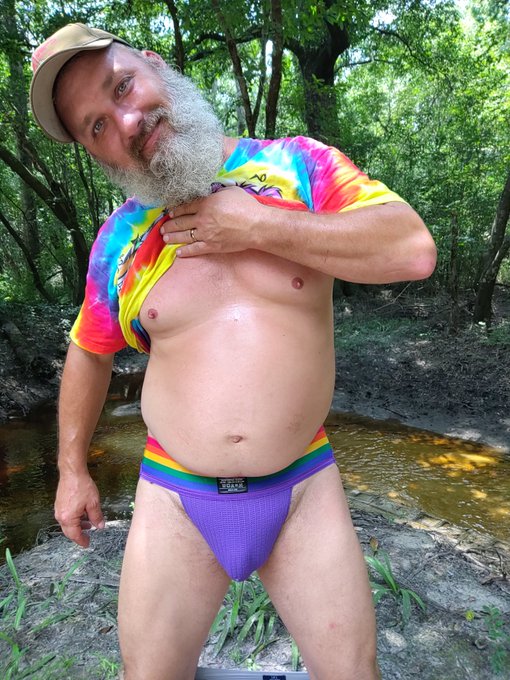 Happy Jockstrap Friday.....  Someone is turning Purple tonight  😁😁🤫💜🤫😁😁 https://t.co/vwnbVj8PtK