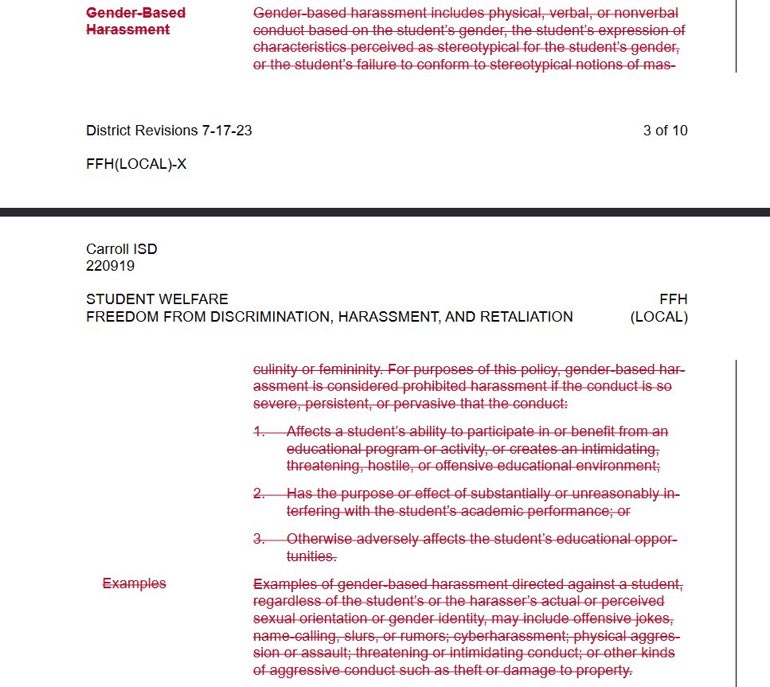 Southlake Together on Twitter "Southlake Carroll ISD is amending its