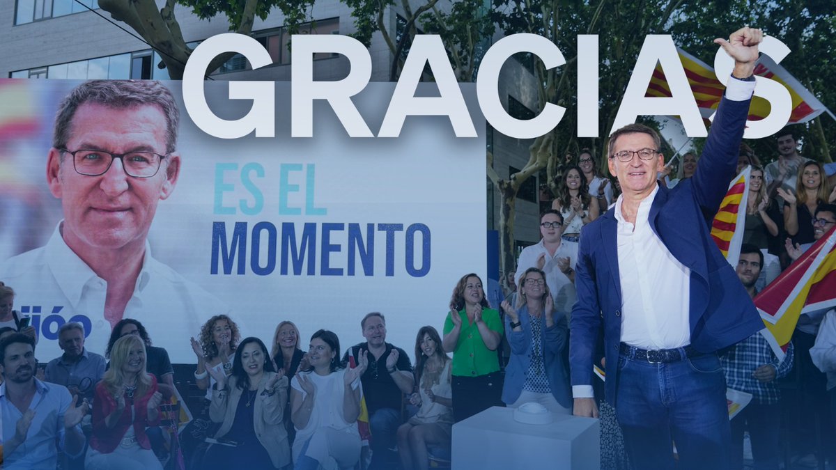 Gracias por esta inolvidable campaña de ilusión y por apoyar el cambio que España necesita. 

#EsElMomento