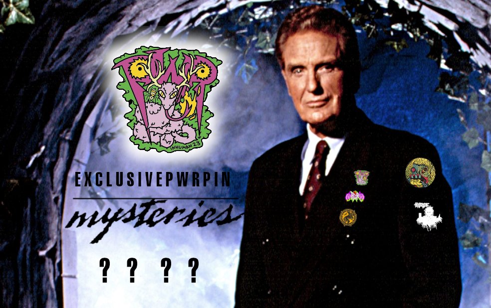 New pin by Robert Inhuman! Will you solve the mystery…by buying one?!! Pwr.bigcartel.com