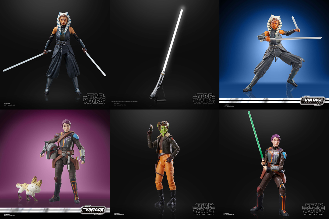 getFANDOM's tweet image. We have an exclusive first look at the @Hasbro Star Wars figures and lightsaber revealed at #SDCC23, inspired by the upcoming #Ahsoka series 👀

➡️ fandom.link/HasbroStarWars