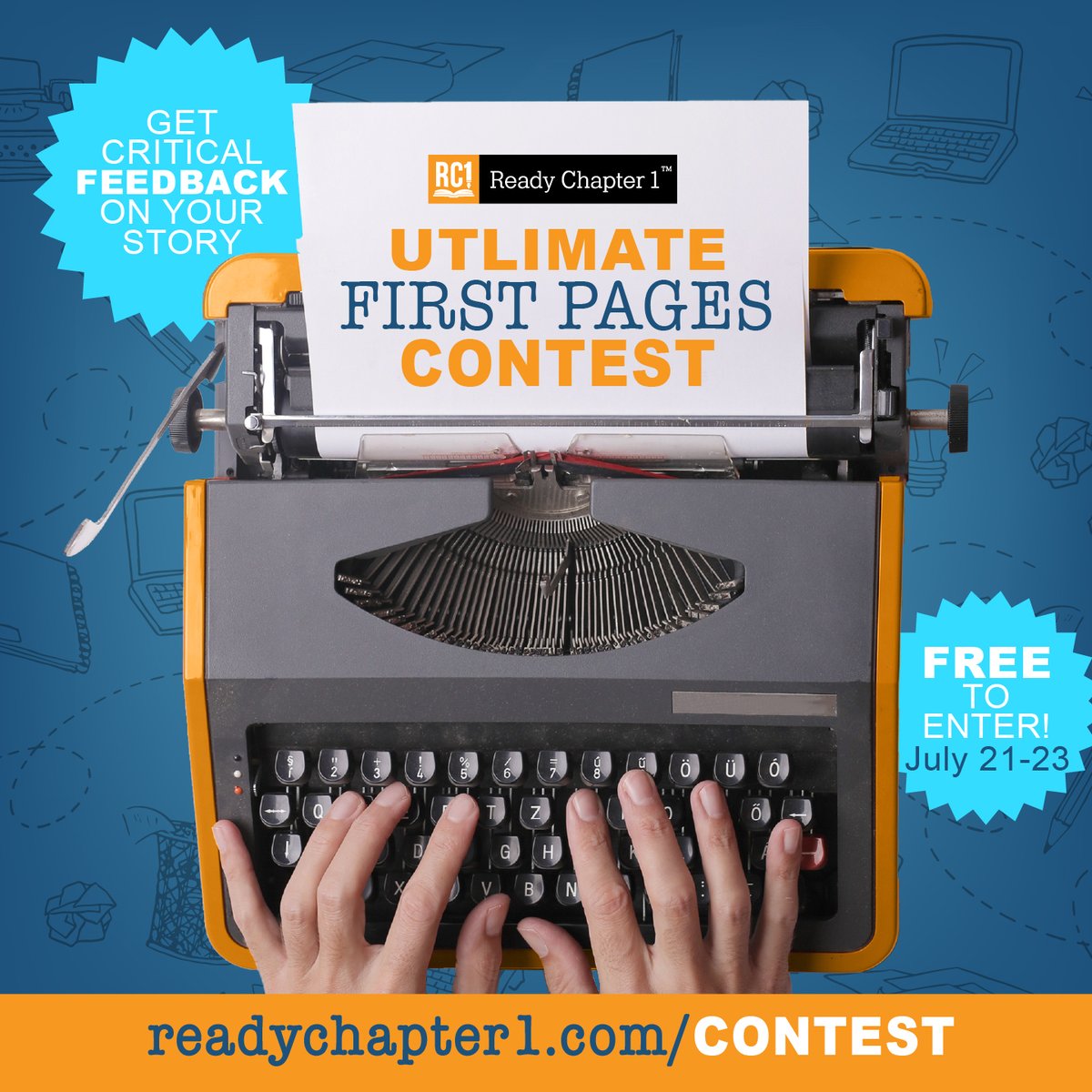 superfredd's tweet image. We&apos;re testing out our new platform over at Ready Chapter 1 and have a FREE to enter writing contest this weekend. First prize is a first look with @JoyceGrackle!

#amwritingfiction #amquerying