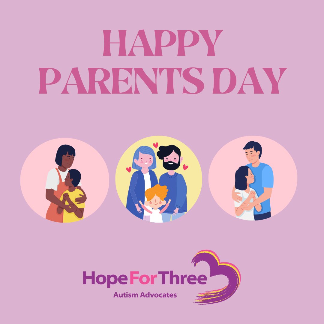 Hope_for_three's tweet photo. Happy Parents Day to our Ausome Parents! ๐๐๐
.
.
.
.
#HopeForThree #ParentsDay #Ausomeparents #amazing #autism #autismfamilies #inclusion #H43 https://t.co/mW3A6o7qWf