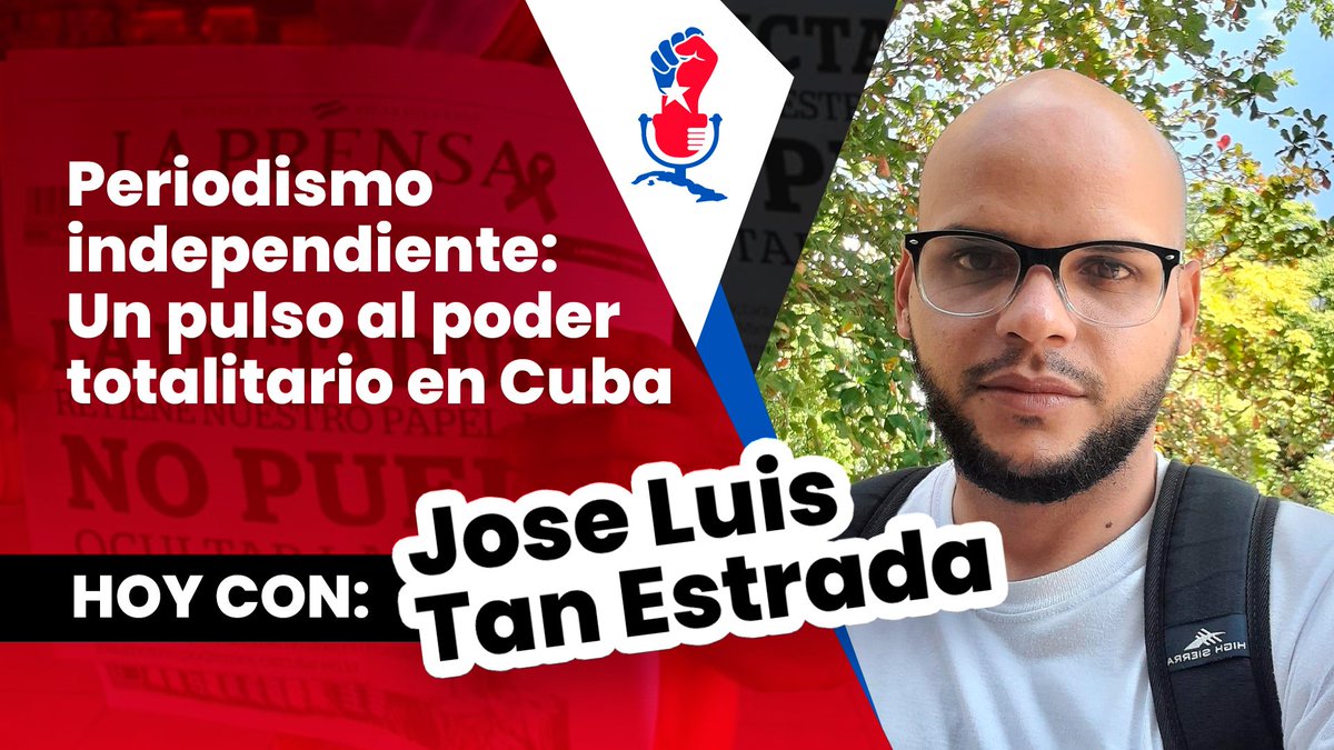 🎙Ya estamos en transmisión junto al periodista independiente Jose Luis Tan Estrada <a href="/JLperiodista96/">Jose Luis Tan Estrada</a>  en #NoNosCallarán hoy conversando sobre el periodismo independiente y sus retos en la Cuba de hoy... puede seguir el programa por este enlace.
youtu.be/5q_xWdrtVY0