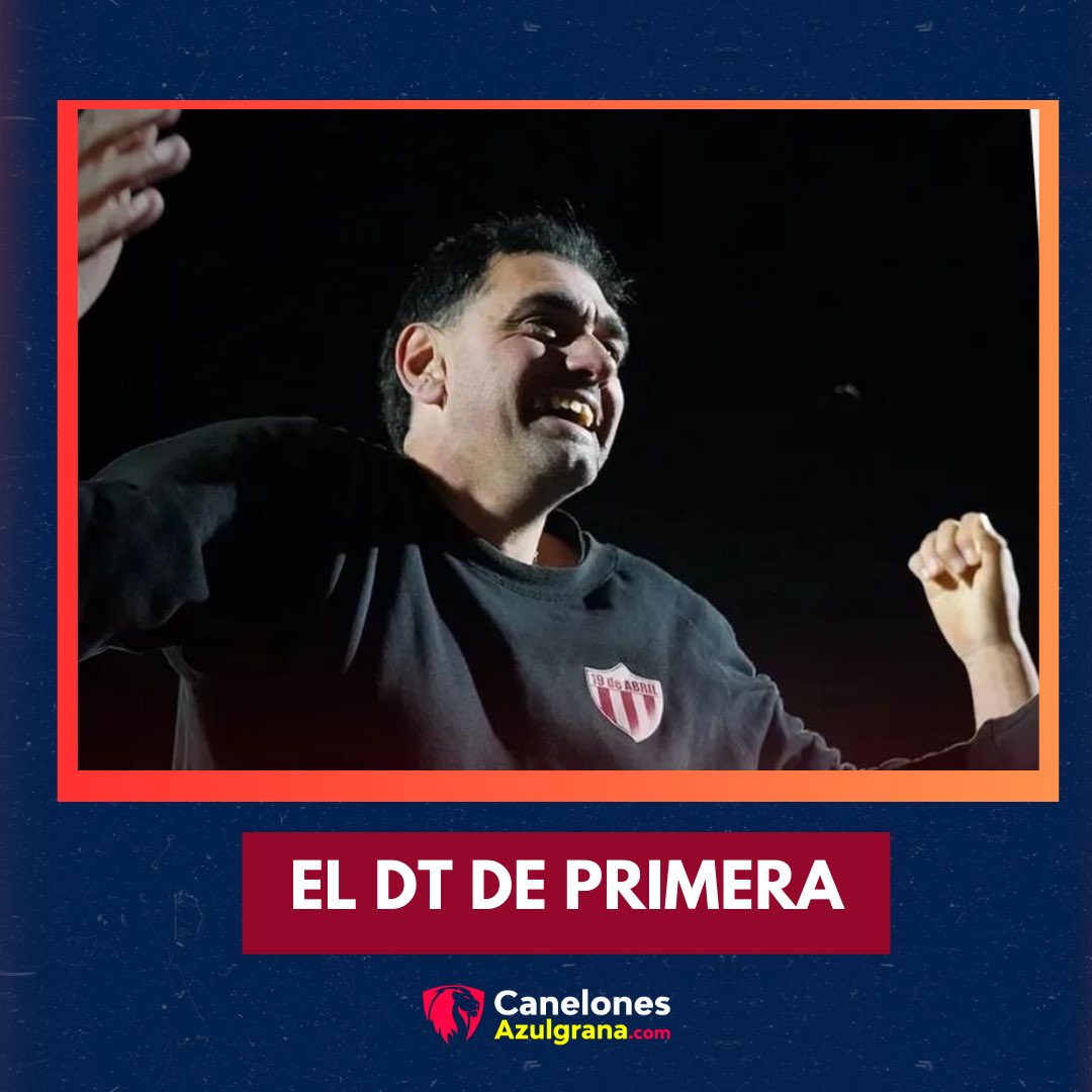 CANARIO! 🔴⚪️ Felicitamos al DT santalucense Gerardo Rebollo, el estratega que ascendió con 19 de Abril de Cardal a la Primera División de Florida 💪⚽️