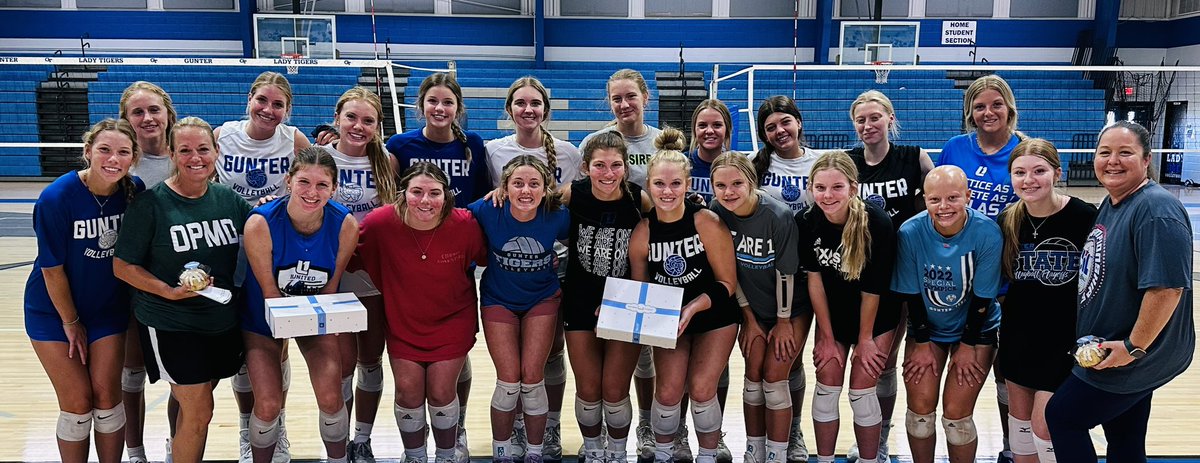 Thank you to <a href="/reedyvolleyball/">Reedy Volleyball</a> coaches Katie Rudd and Amanda Miller for coming to Gunter and getting us geared up for 2023!! It was a great 3 days! 
#GTVB #family #WTS🌪️#TPW