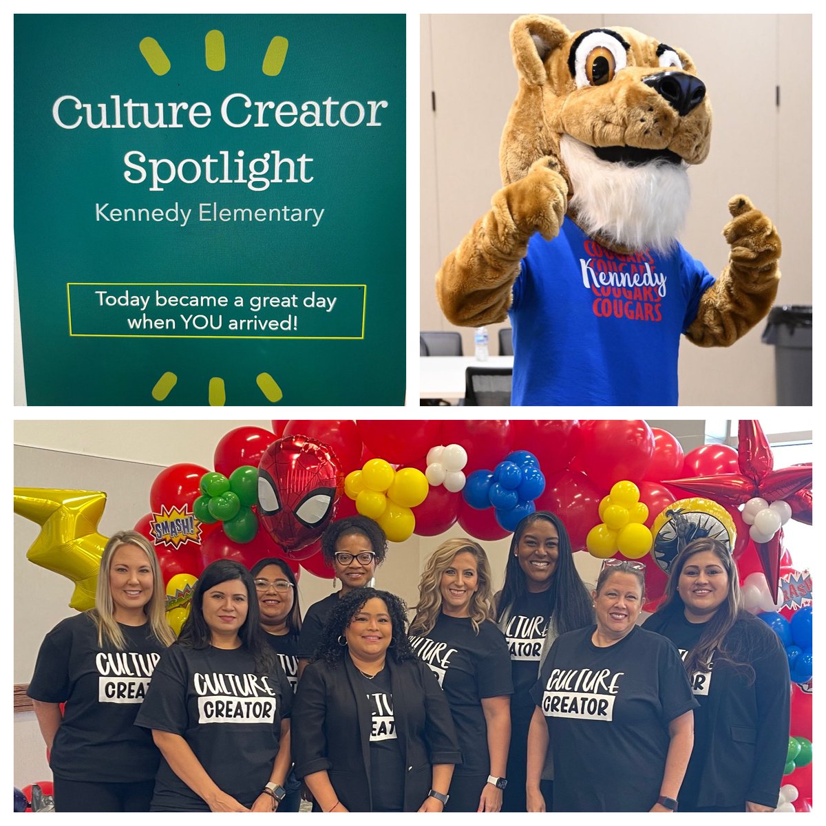 The <a href="/KennedyCougs/">Kennedy Elementary</a> team was able to present at our 2023 <a href="/AliefISD/">Alief ISD</a> Leadership Conference. Thank you for being dedicated to excellence and committed to student success! 🐾❤️#TrainExecuteWin #CultureCreator