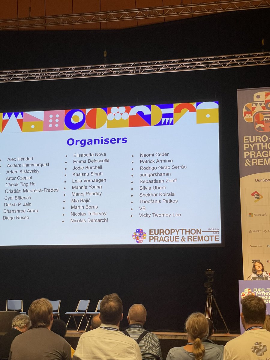 viperale's tweet image. Huge shoutout to all the beautiful humans involved with the organization of #EuroPython2023 👏🏼 thank you for working tirelessly and bringing together more than 1300 people ❣️ now off to a month of sleep 😁