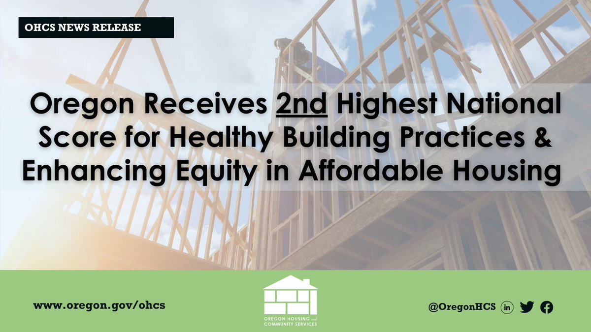 OregonHCS's tweet image. #OHCSNews 📰🏡👷‍♀️ Oregon ranked among the top states in Bluegreen Alliance Foundation&apos;s &quot;Building a Better Affordable Housing Future&quot; report, which examines all 50 states&apos; Qualified Action Plans (QAP).

To read more: bit.ly/3Dqn2cq