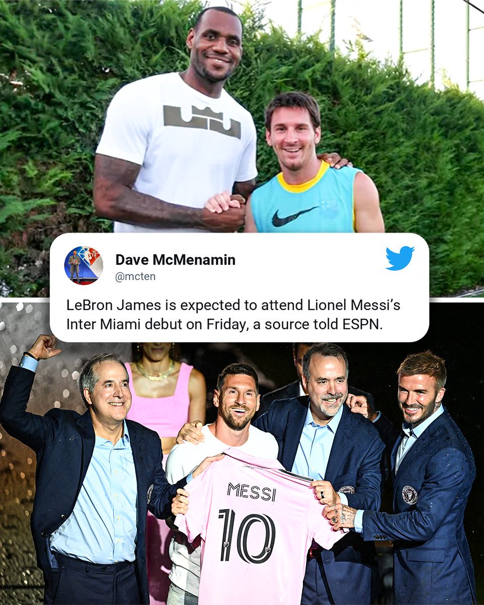 RT @Naija_PR: LeBron James wants to watch Lionel Messi play 
Well... Who doesn't? https://t.co/h6gL7j7yTv
