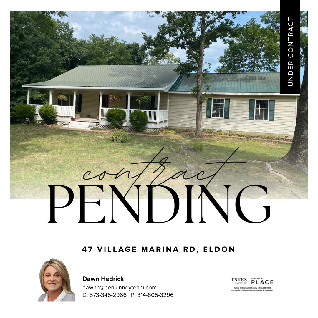 EstesBy32674's tweet image. 📣🏡🥂47 𝑽𝒊𝒍𝒍𝒂𝒈𝒆 𝑴𝒂𝒓𝒊𝒏𝒂 𝑹𝒅, 𝑬𝒍𝒅𝒐𝒏 𝒊𝒔 𝑼𝒏𝒅𝒆𝒓 𝑪𝒐𝒏𝒕𝒓𝒂𝒄𝒕! 𝑪𝒐𝒏𝒈𝒓𝒂𝒕𝒖𝒍𝒂𝒕𝒊𝒐𝒏𝒔 𝒕𝒐 𝑫𝒂𝒘𝒏 𝑯𝒆𝒅𝒓𝒊𝒄𝒌 𝒂𝒏𝒅 𝒕𝒐 𝒉𝒆𝒓 𝑺𝒆𝒍𝒍𝒆𝒓!📣🏡🥂

𝗟𝗲𝗮𝗿𝗻 𝗺𝗼𝗿𝗲: dawnhedrick.bktcentralmissouri.com

#estesgrouppoweredbyplace
#bktcentralmo
#eldon