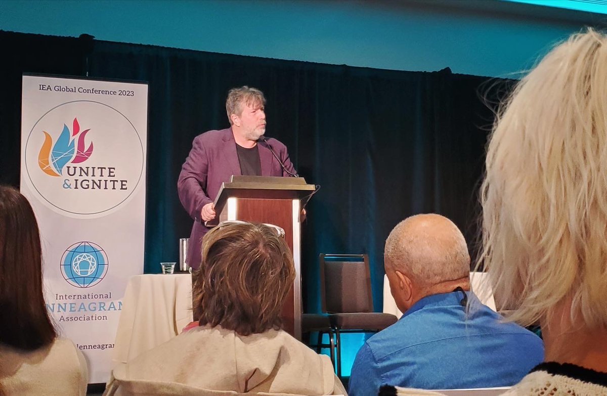 NarrativeEnnea's tweet photo. Good times at the #IEAglobal Keynote address, in our TNE hospitality suite, and at this morning’s panel on the Enneagram and activism!

#enneagram #narrativeenneagram #iea #ieaconference #iea2023 https://t.co/rtZY48TNJN