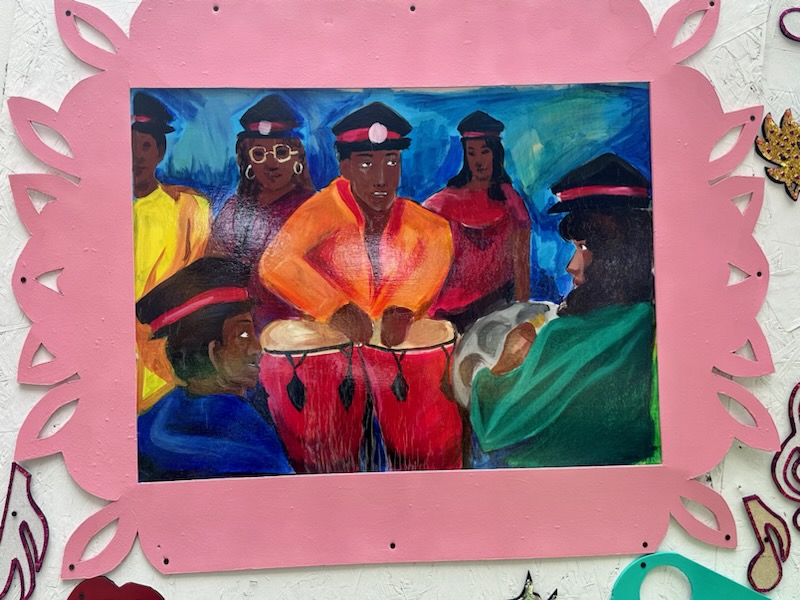 OfficerCarter8's tweet photo. A few photos of the amazing art work by students from @TCDSB @tdsb and the amazing trio dance crew, well done ladies!! @TPS_CPEU @wattsy7626 @TPSUrkosky https://t.co/rn2RptYNLk