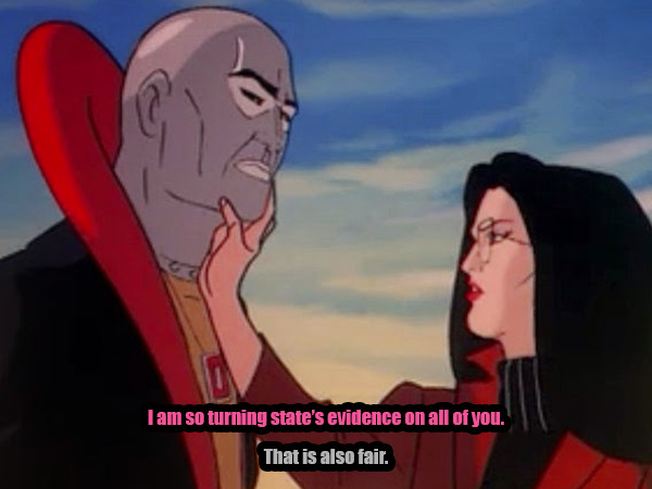 TrentTroop's tweet photo. Cobra Commander wants to Buy an Island, an entirely fictional goof-em-up that isn't about ANY actual villains, because we don't in a cartoon, people, honest! (part 2/2)

#GIjoe #cobracommander #destro https://t.co/arY9j4oDFl