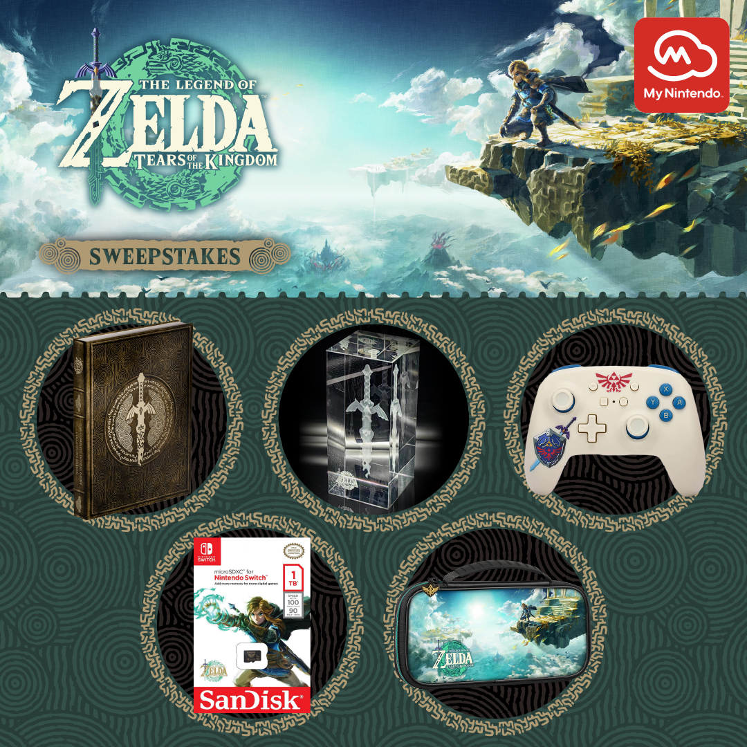 Nintendo of America on X: Celebrate the launch of the Legend of Zelda:  Tears of the Kingdom game with #MyNintendo rewards!    / X