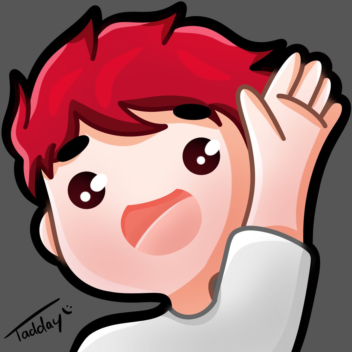 Hab versucht <a href="/ByTobiYT/">ByTobi</a> 's MC Skin zu malen, damit ich bissen Emotes malen übe 👁👄👁