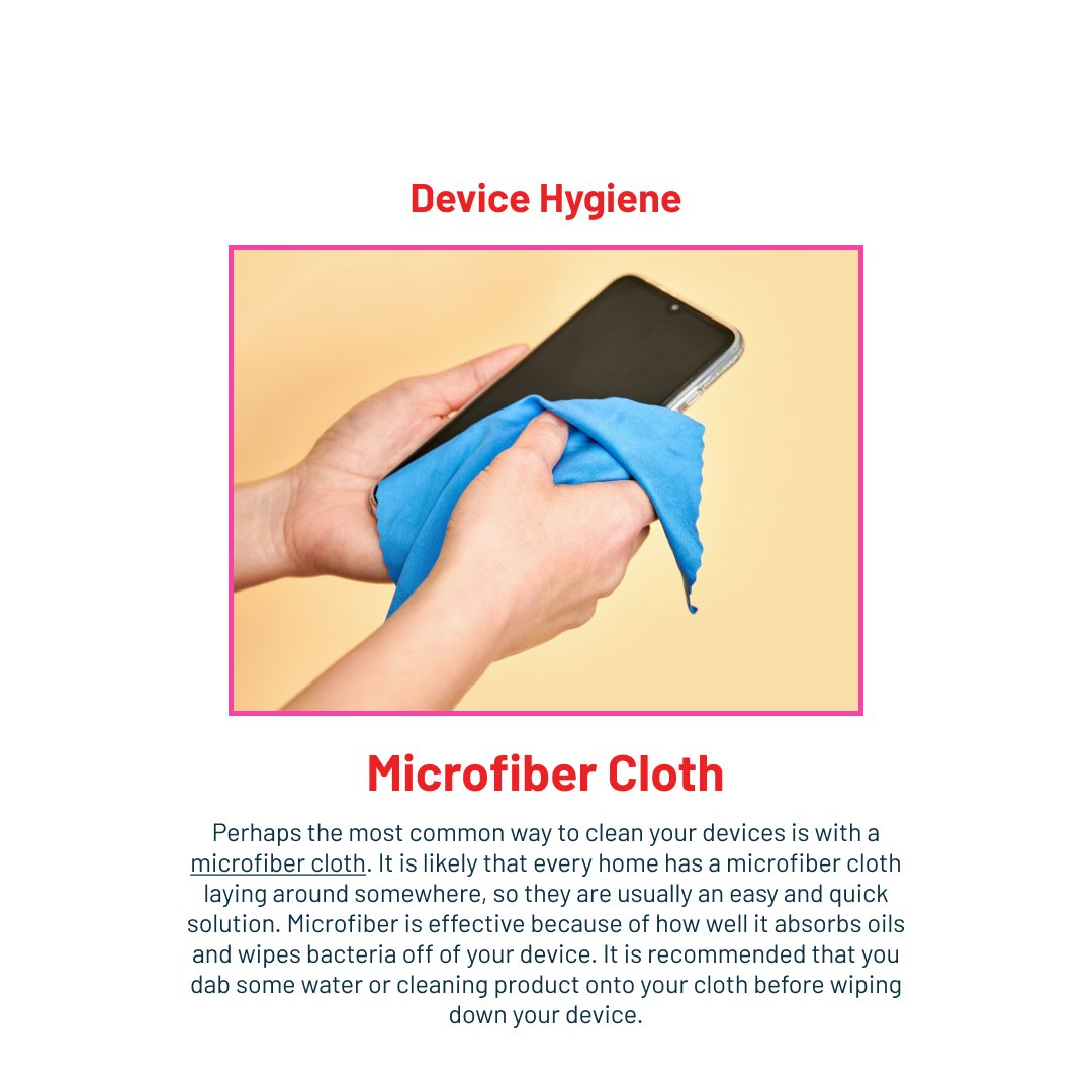 Wiping away smudges and keeping my devices pristine with the gentle touch of a microfiber cloth. ✨📱 #DeviceHygiene #MicrofiberMagic