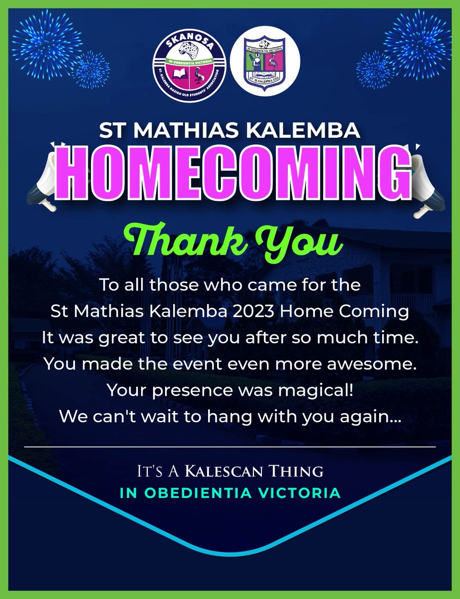 St M. Kalemba's SS Alumni tweet media