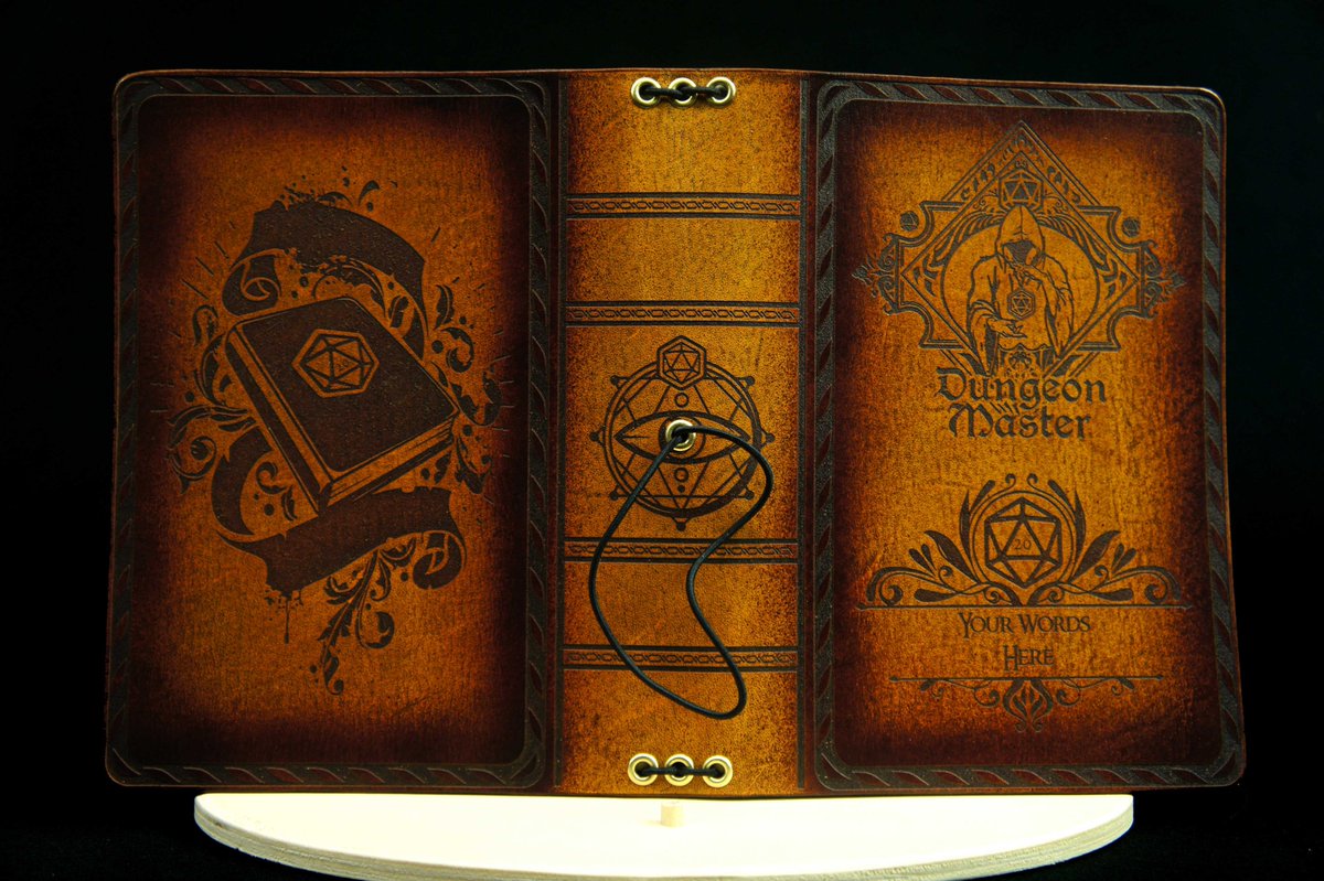 AltGuild's tweet image. Leather Cover 4 D&amp;amp;D lovers 20 styles, add your character name.Matching leather inlaid wooden dice boxes. Part one video of the making of the dice boxes. 
youtube.com/watch?v=_aLgI5…

#RPG 
#criticalrole
#travelersnotebook
#travelersnote
#plannercommunity
#bulletjournal
#planneraddict
