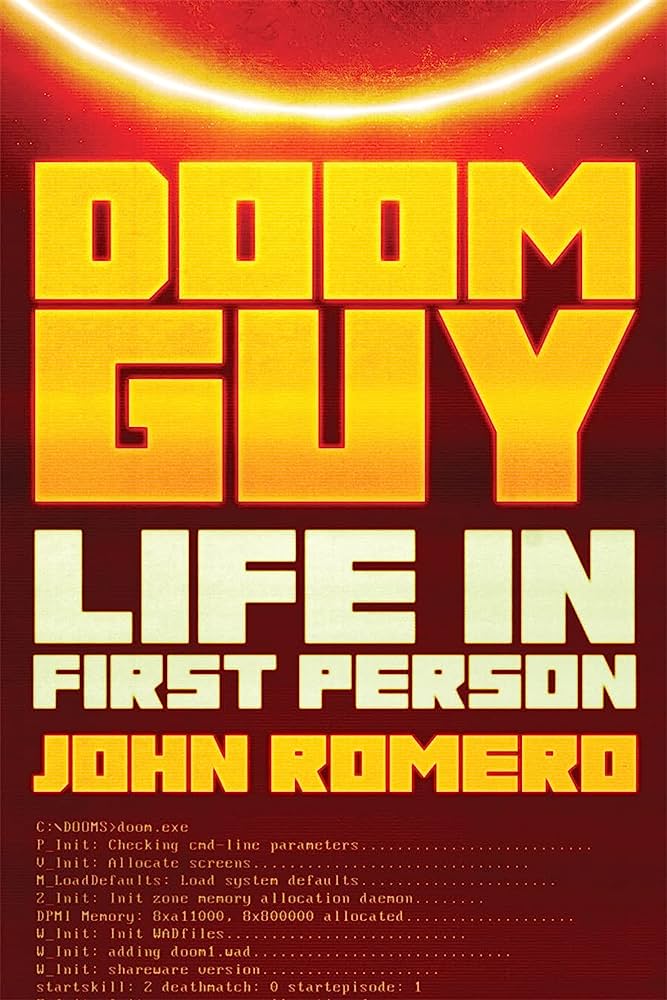 romero's tweet image. It&apos;s been an incredible week. The reviews for DOOM Guy are beyond what I could have imagined. People are (somehow!) reading it cover to cover in a single day! I&apos;m grateful to @ABRAMSbooks, especially Connor and Taryn, and Markus Hoffmann at @RHALiterary for giving it a chance.