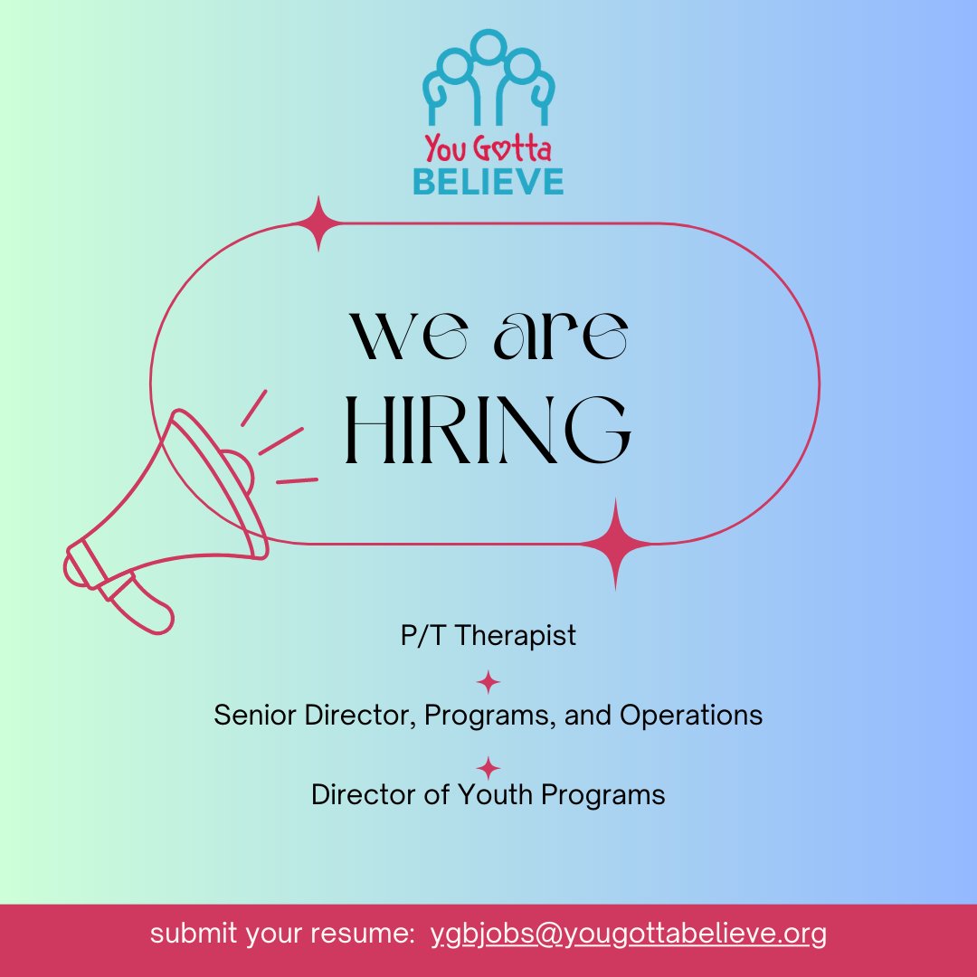 adoptolderkids's tweet photo. Join our team!! We have three open positions, and we're looking for team members who believe permanency is the solution for all foster youth. Details here: https://t.co/glQoFPdIpZ https://t.co/mB5goJxV2b