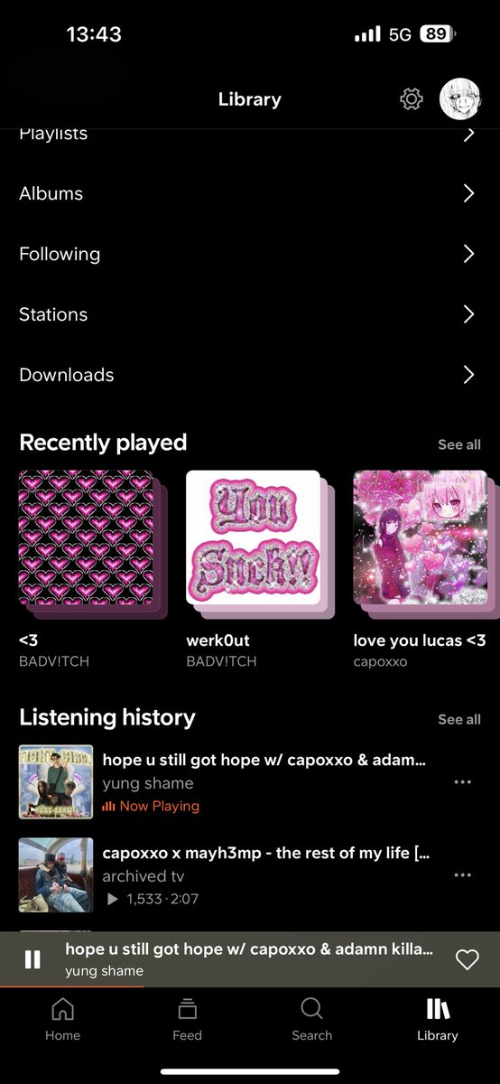 badvtch's tweet photo. my playlists r Cute https://t.co/TDobfAFHDN