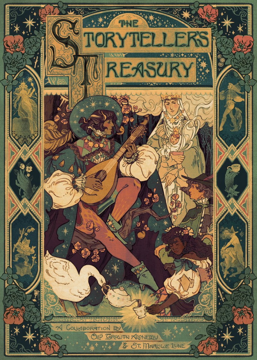 📚🎻🌷“The Storyteller’s Treasury” ✨Introducing: A new collaborative project between Marlowe Lune and Old Growth Alchemy!