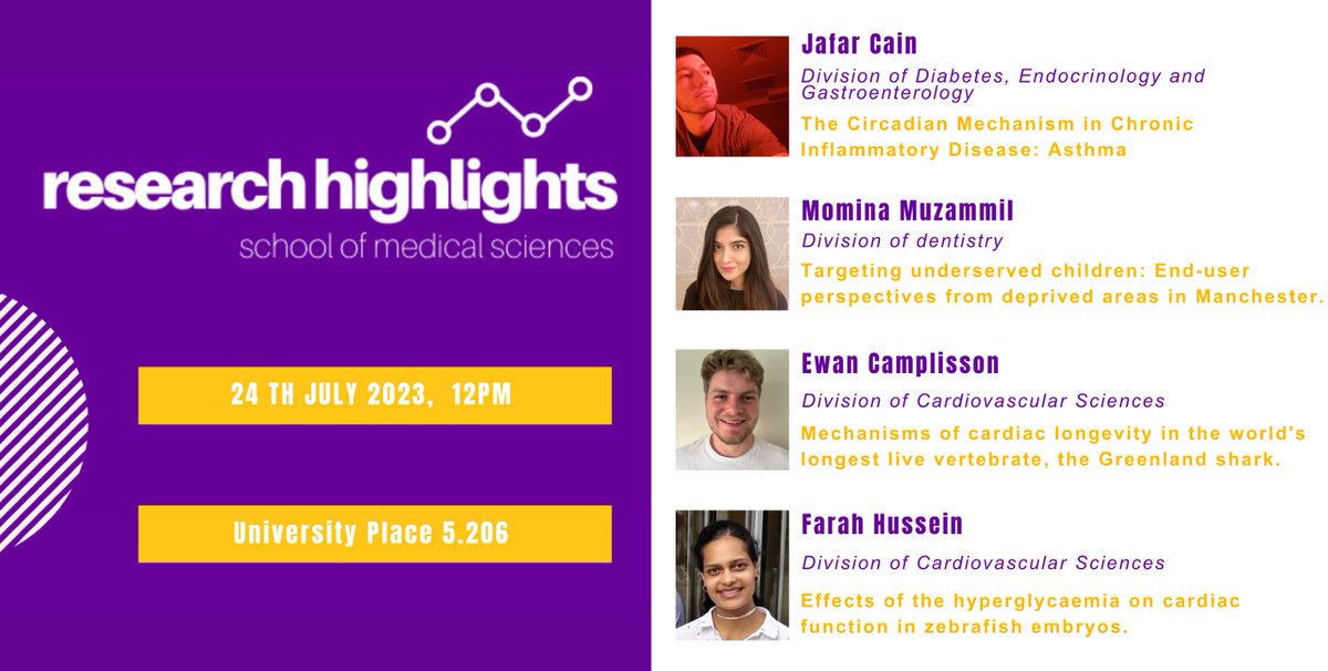 Jafar Cain (@jafarcain) on Twitter photo Excited to be presenting research at the school of medical sciences research highlights seminar this Monday coming! #phd #circadianrhythms #asthma Excited to be presenting research at the school of medical sciences research highlights seminar this Monday coming! #phd #circadianrhythms #asthma