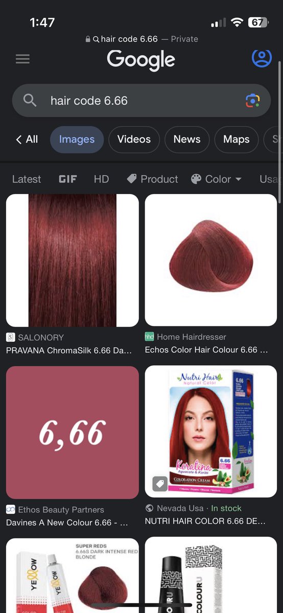 n00bmetal's tweet photo. crowley. crowley’s new hair color is 6.66. That’s the color coding. his hair is literally demonic. i love this show https://t.co/SGGPxGjJBq