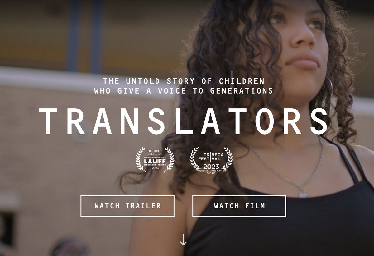 A documentary film about children translating and interpreting for their families. An everyday practice all around the world. Trailer and video freely accessible here: translatorsfilm.com #translation #interpreting