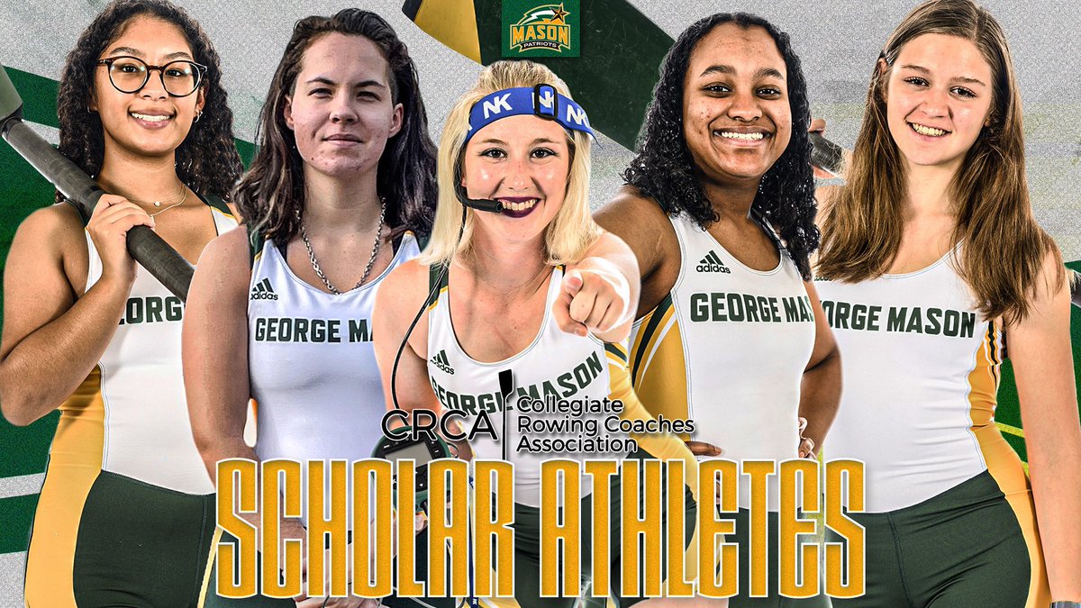 Congratulations to our five CRCA Scholar-Athletes and to Olivia Zablocky for earning the award for the second-straight year! #MasonNation