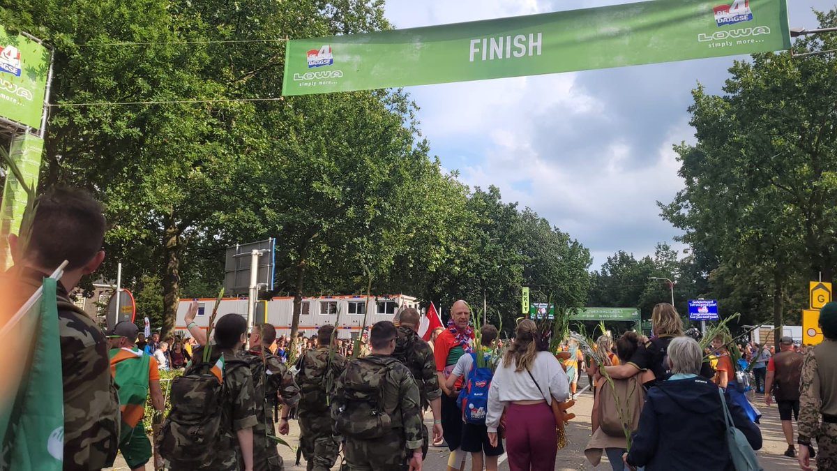 #Congratulations to 2Bde’s team on the successful completion of the #4daagse marches in Nijmegen, the team covered 168Km over 4 days living our DF value of #PhysicalCourage - congrats to all involved @2BdeGoc @dfreserve @7_Inf_Bn @Aiken_Barracks @DF_Engineers