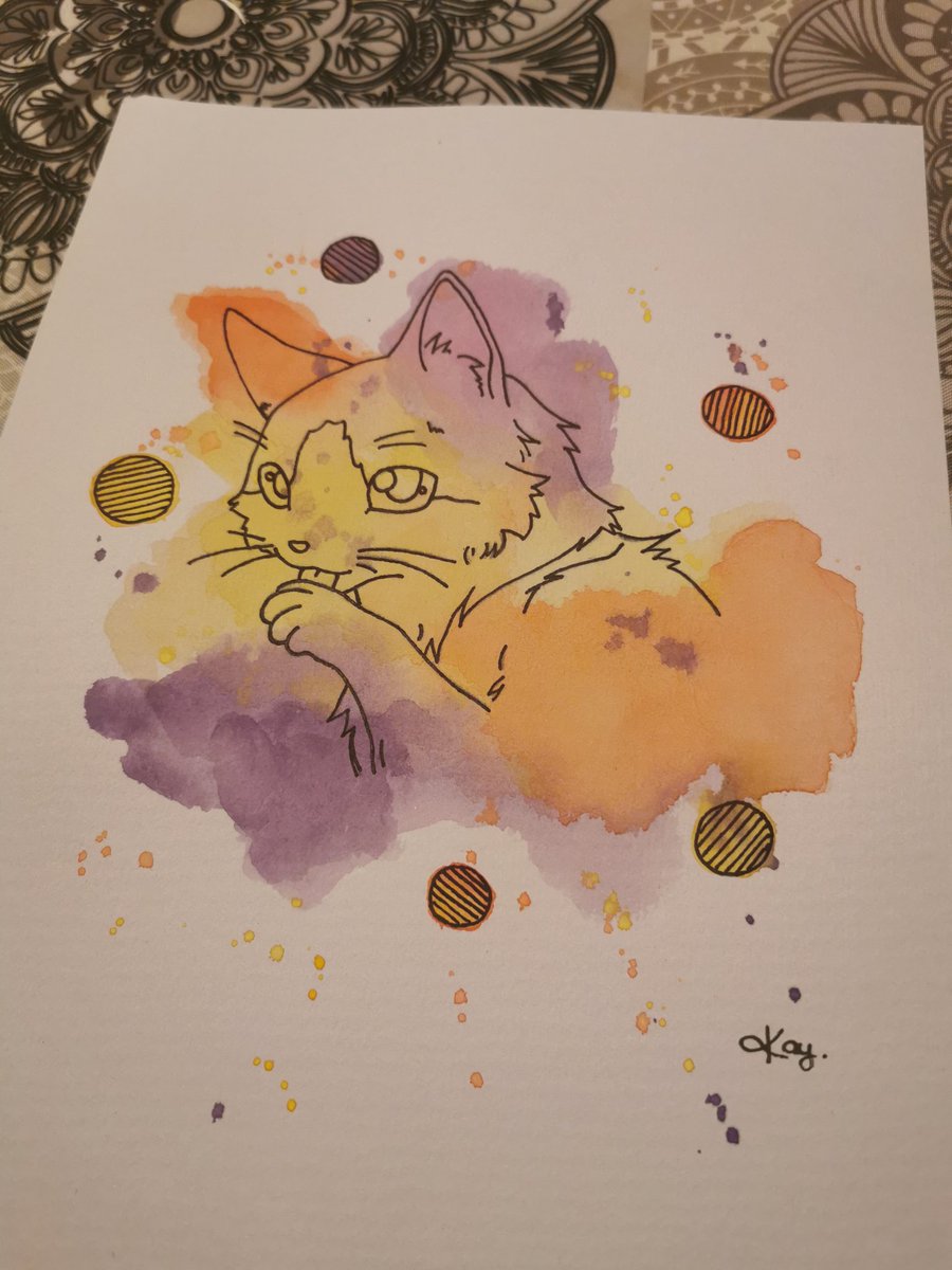 Kaydara_Ethryn's tweet photo. Nueva lámina en acuarela disponible. Puedes pedir el diseño también sobre lienzo ^^ ¡Si te interesa contacta conmigo! Y si no....¿me ayudas a difundirlo? ¡Gracias! https://t.co/n8wZL11pK7