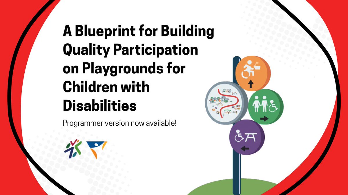 Jumpstart is proud to have supported the development of @CanDisParPro’s latest resource: The Quality Participate on Playgrounds Blueprint. Learn more and access the Blueprint at bit.ly/46FcPqa. #InclusivePlay