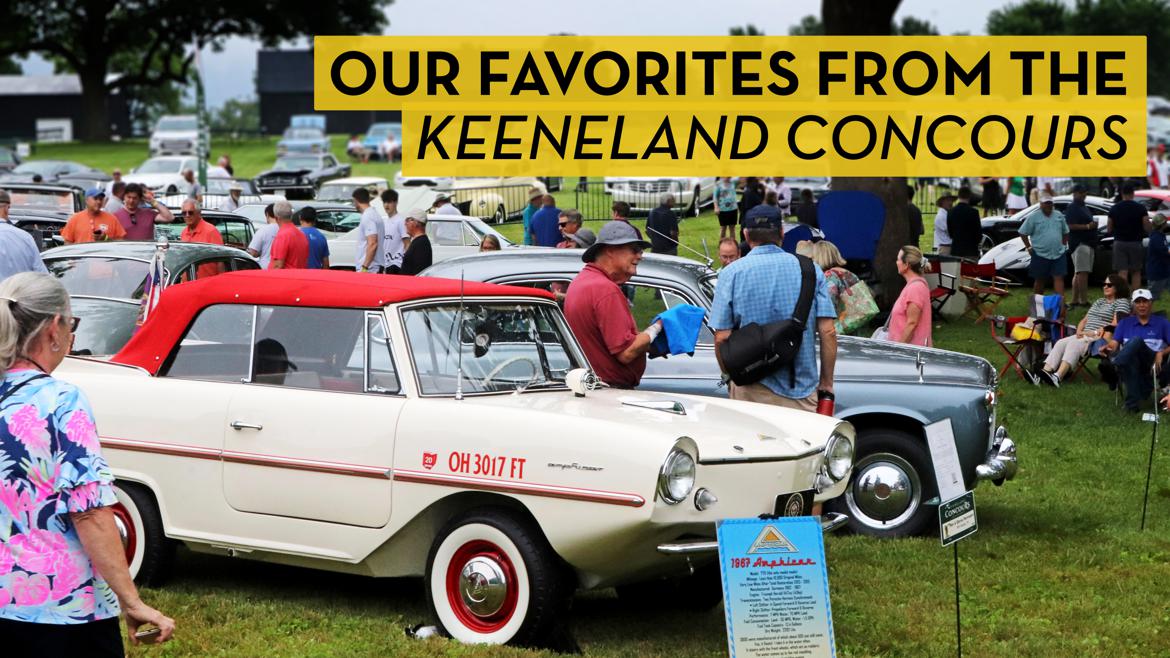 cms_mag's tweet photo. What do you get when you host a concours on the grounds of a famed horse track? An eclectic mix of some of the finest vehicles ever made. https://t.co/L0I0mvlI3Q 

#Concours #KeenelandConcours #ConcoursdElegance https://t.co/hQ93vQ2gx1