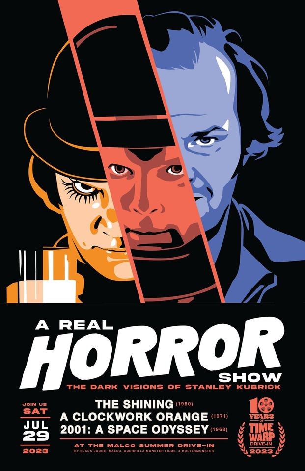 JohnBeifuss's tweet photo. Terrific poster for the all-night drive-in Kubrickthon coming up here July 29 ... https://t.co/7zd0sMW8So