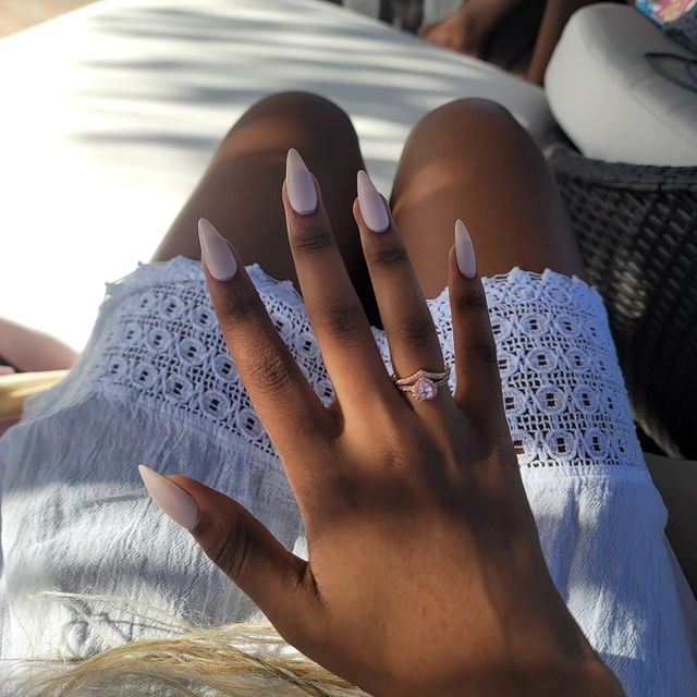 What's your favorite nail look for summer? We 🤍 how Ms. Minimalist seems to go with every outfit! ⁠
⁠
Summer is perfect for a press on manicure, easy and ready to go, just like you!