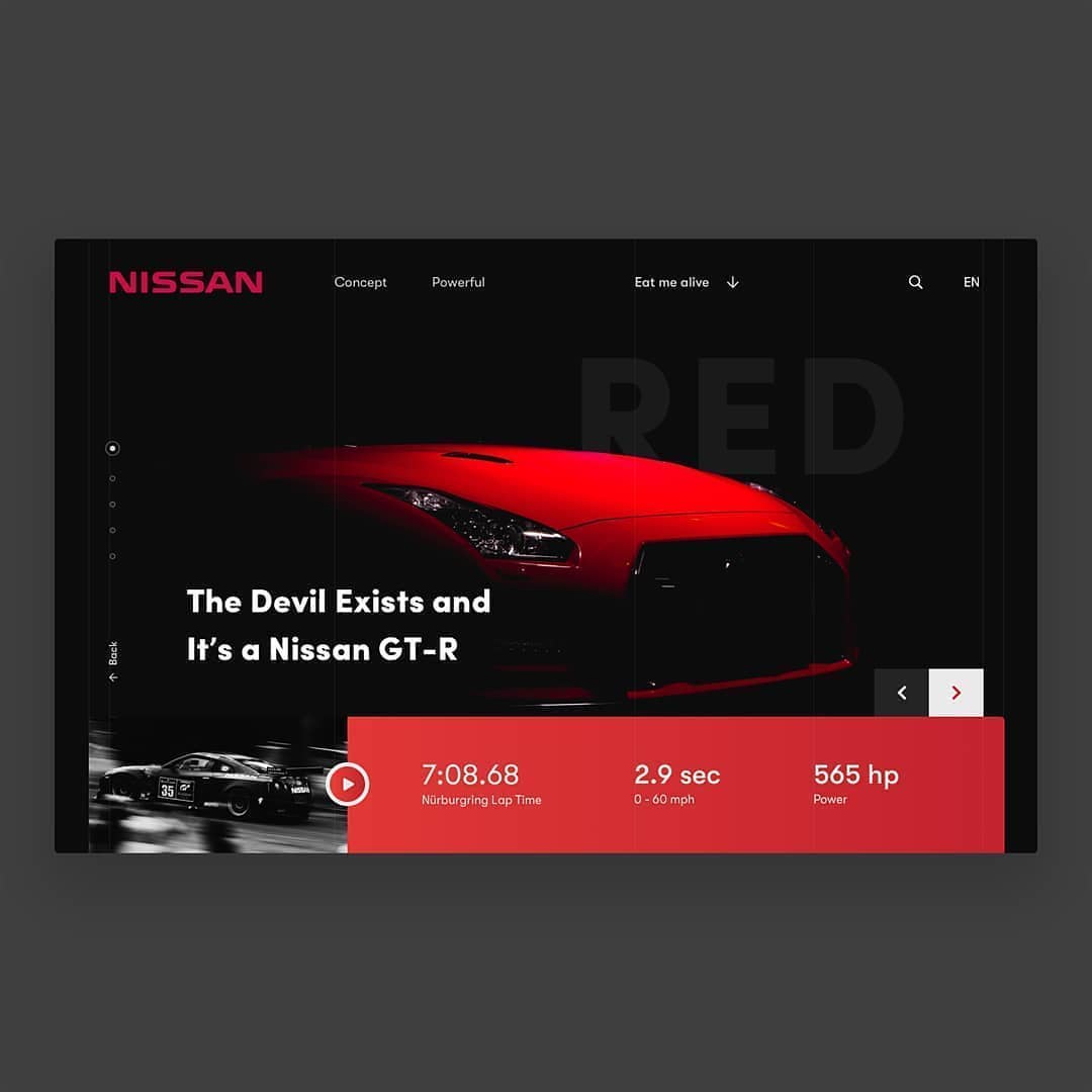 graphichex's tweet photo. Nissan web concept 😍 . ⚡Want to get featured? tag us uxbucket or use #uxbucket ⚡ . . Follow us for daily UI/UX Inspiration : uxbucket 🔥😍 . 💻designed by iamjesussandrea . . . . #uxbucket #landingpage #uiinspiration #uiconcept #uiuxdesign #uitrends… https://t.co/8dKE5bDXVt https://t.co/cq15QVu95S