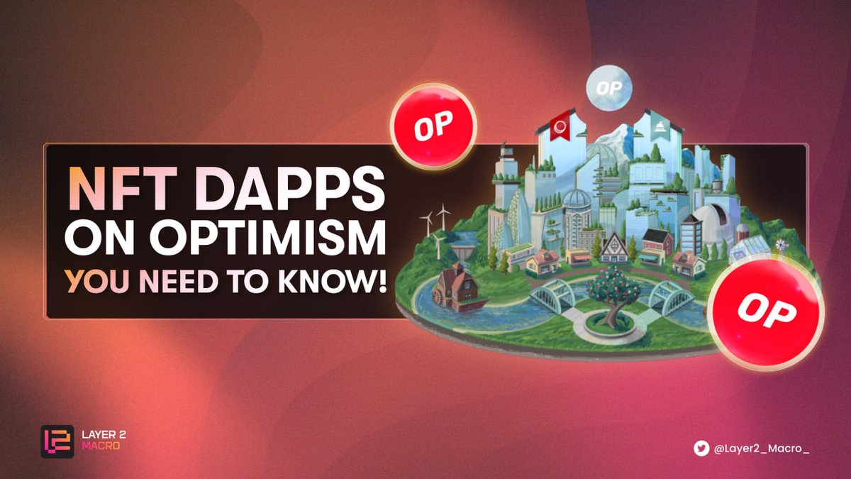 📌 #NFT Dapps on @optimismFND you need to know!

🔍 Uncover related collections like NFT Tools, #Web3 Wallets, and #DeFi Dapps.

📝 Is your project missing from our list?

✉️ Submit it now for a chance to be reviewed!

#Layer2_Macro_