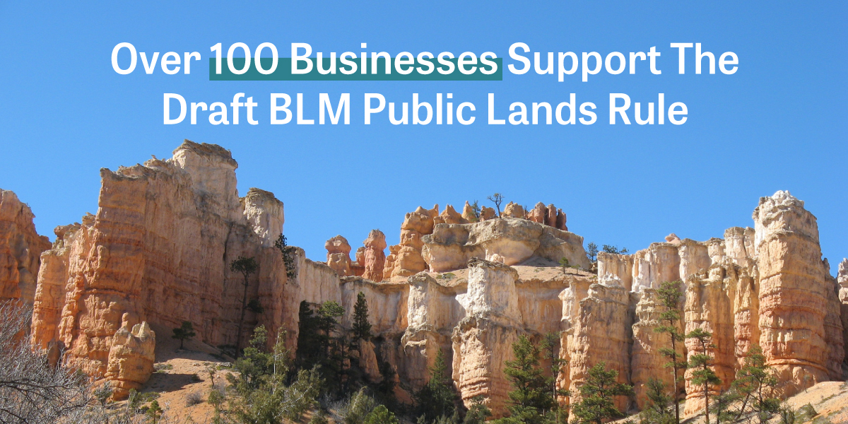 Conservation Lands Foundation (@conservationlf) on Twitter photo 👏Over 100 outdoor businesses called on <a href="/BLMNational/">Bureau of Land Management - National</a> <a href="/Interior/">US Department of the Interior</a> & <a href="/POTUS/">President Donald J. Trump</a> to protect more BLM-managed #PublicLands by adopting a strong Public Lands Rule. TY to the businesses who made their voice heard on this important issue! #ActNowForPublicLands bit.ly/BLMBIZ23 👏Over 100 outdoor businesses called on <a href="/BLMNational/">Bureau of Land Management - National</a> <a href="/Interior/">US Department of the Interior</a> & <a href="/POTUS/">President Donald J. Trump</a> to protect more BLM-managed #PublicLands by adopting a strong Public Lands Rule. TY to the businesses who made their voice heard on this important issue! #ActNowForPublicLands bit.ly/BLMBIZ23