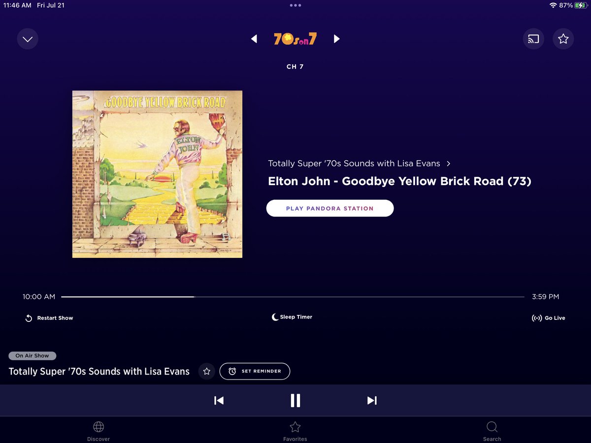 mwalsh008's tweet photo. @cindyamartins1 @TheLisaEvans Whether on the road or chilling at home, @TheLisaEvans on 70’s on 7 rocks! https://t.co/szC1K2IFTP