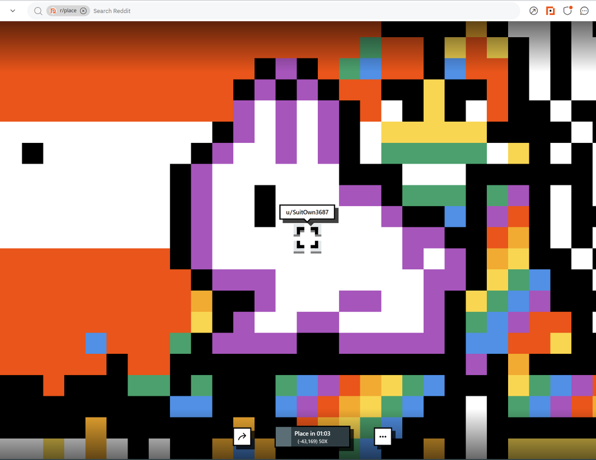 chippygamingyt's tweet photo. If you want to help keep Terraria on r/Place here's the coordinates! https://t.co/ZKHnXT9lS2